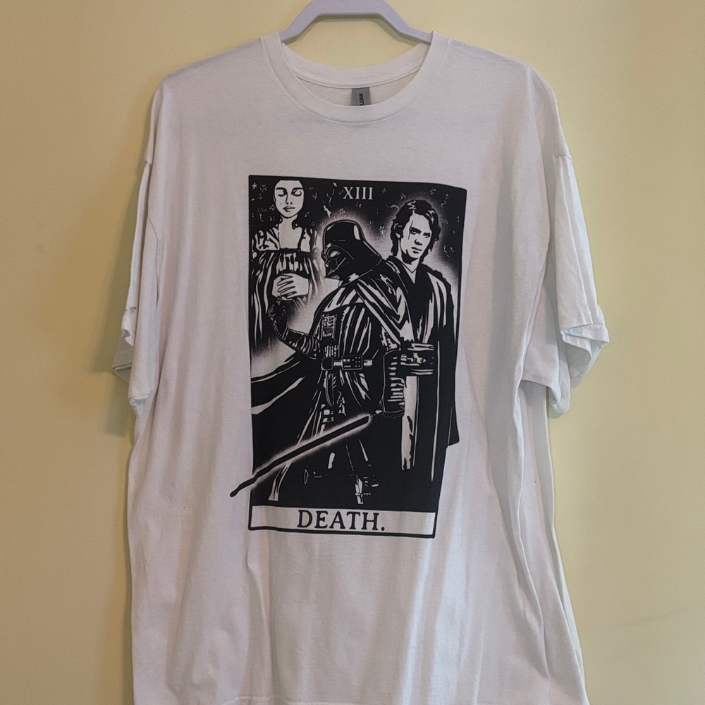 Gildan unofficial Star Wars themed Death tarot tee